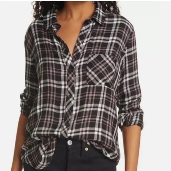 ✨ Rails Flannel Plaid Button Down Shirt Top - Picture 1 of 5